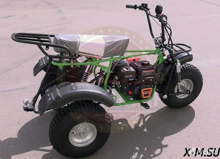 Трицикл сафари-3lе-8 тритон 2 (длинное седло, сзад