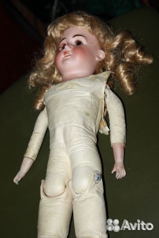 Кукла антикварная винтаж целлулоид