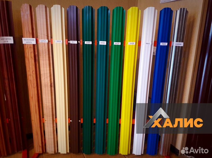 Евроштакетник под дерево