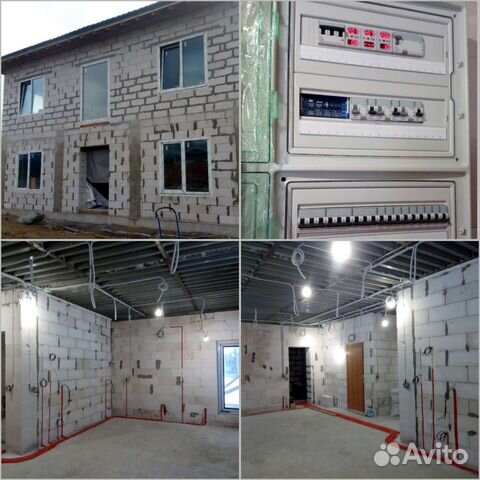 Электромонтаж коттеджей, загородных домов, квартир