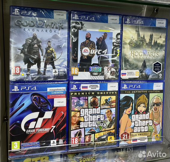 Новые диски с играми для Sony PS4/PS5