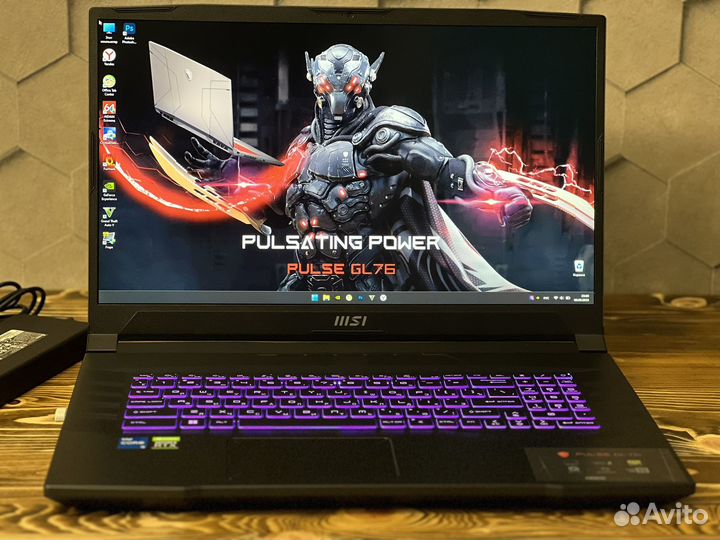 NEW MSI Pulse intel i5 12Th/17.3 FHD 144Гц/RTX/SSD