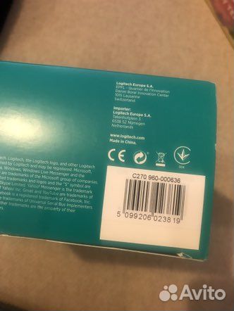 Веб-камера Logitech HD Webcam C270