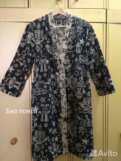 Двусторонний детский махровый халат