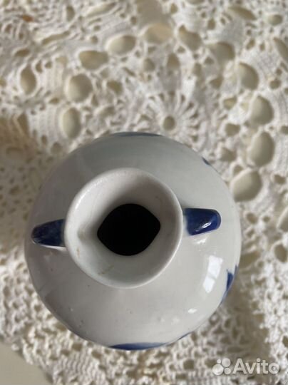 Посуда Гжель, СССР, кувшин, чайник, ваза