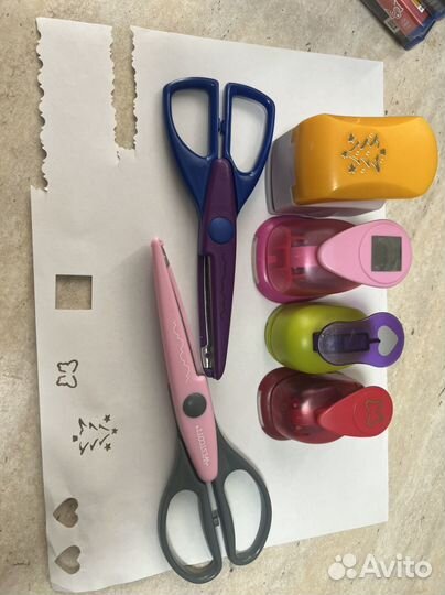 Фигурные дыроколы и ножницы