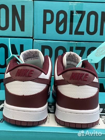 Nike Dunk Low Dark Beetrot Оригинал Бордовые