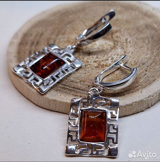 Серьги серебро 925 пробы