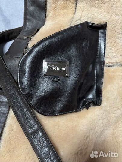 Дубленка женская зимняя длинная 42