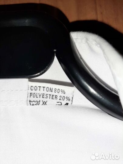 Рубашка белая детская на 14 лет (164 см)