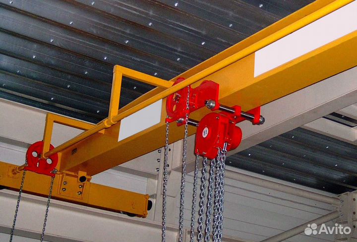 Кран опорный для цеха с установкой