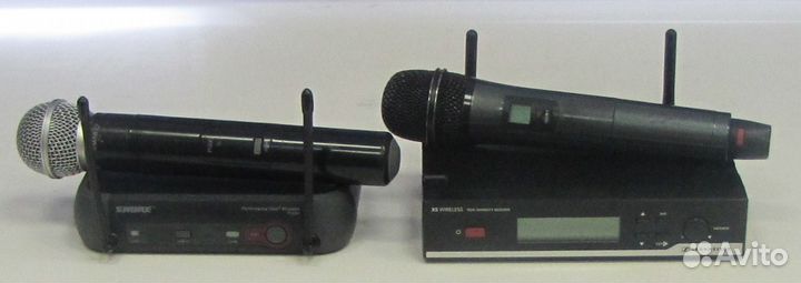 Микрофоны Shure Sennheiser 2ш Pro Вокал Радио Orig
