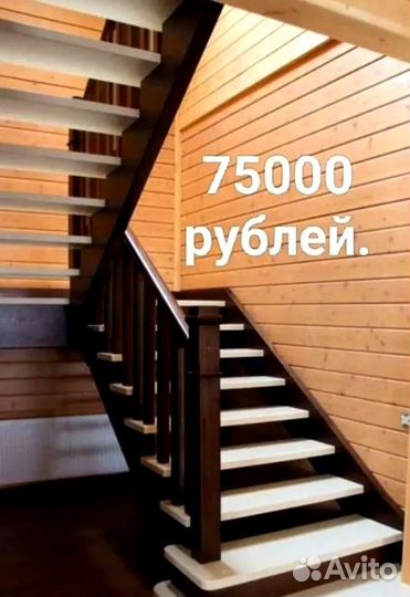 Деревянные лестницы от производителя под ключ