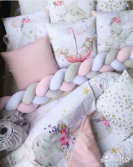 Бортики в кроватку