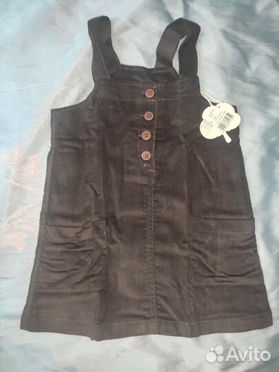 Сарафан вельветовый Lupilu новый, 74-80