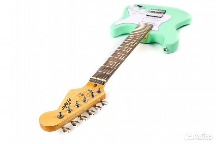 Fabio ST200 pack matt Mentol Комплект (электрогитара S/S/H, комбоусилитель MG-10, тюнер, чехол, реме