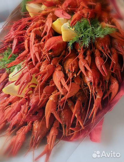 Мужской букет из раков