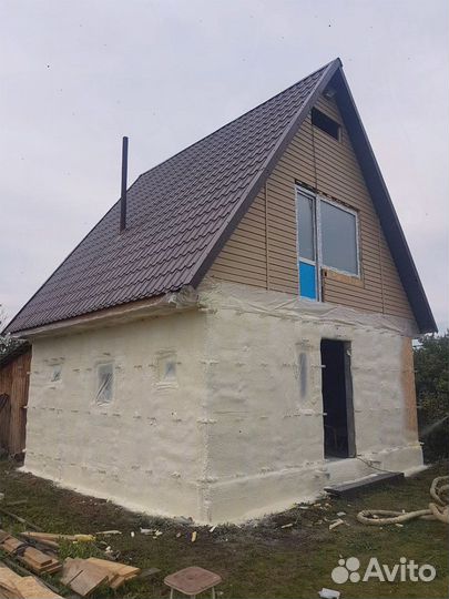 Утепление дома пенополиуретаном ппу
