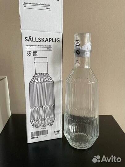 Бокалы тарелки графин Икеа Сэлльскаплиг