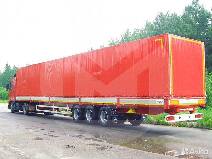 Тент на полуприцеп из толстого пвх