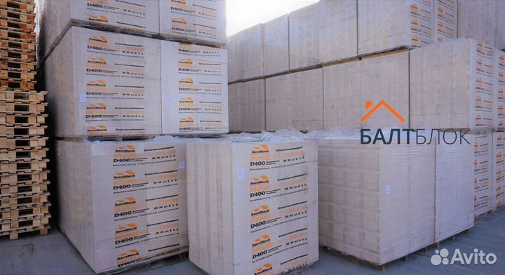 Газоблок 400/200/600 D500