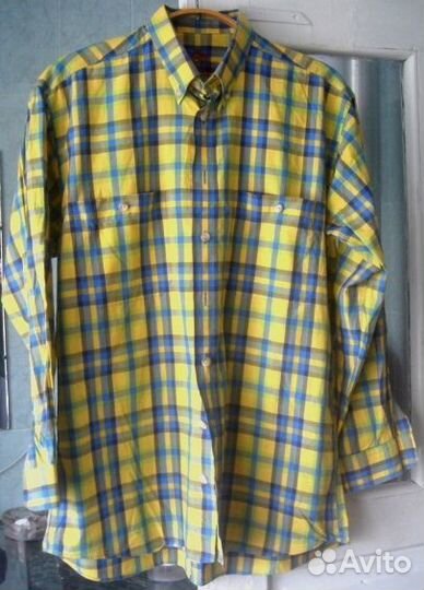 Хлопковая мужская рубашка