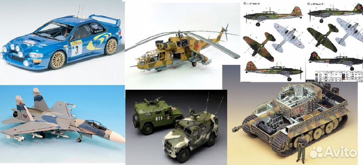 Сборка и покраска стендовых моделей