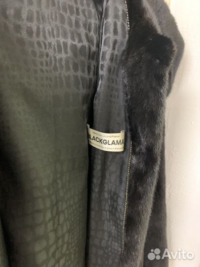 Шуба норковая 48 50 черная