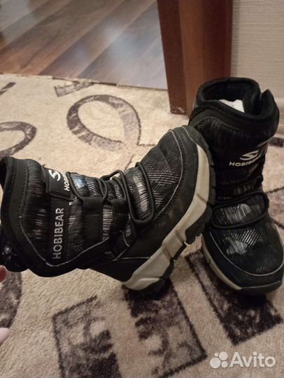 Сапоги зимние для мальчика 25