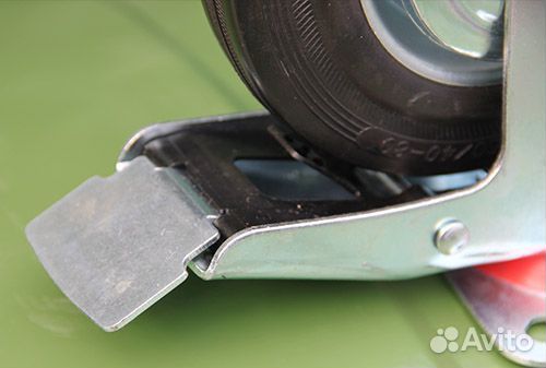 Колесо поворотное 160 мм (с тормозом)