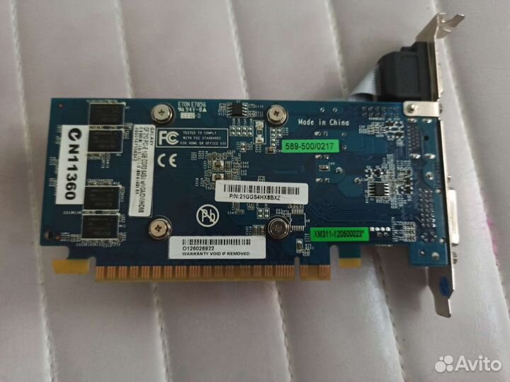 Видеокарта Galaxy GeForce 210