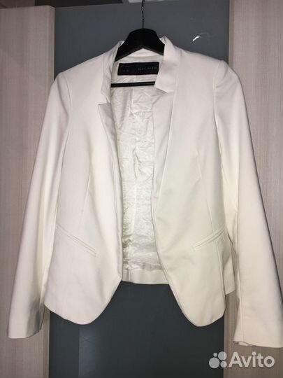 Пиджак белый Zara Зара S