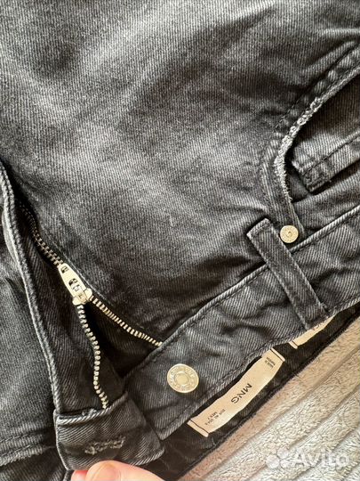 Джинсы mango черные женские