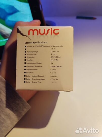 Мини колонка music mini speaker