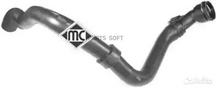 Metalcaucho 09328 Патрубок vw polo/seat ibiza 02 1