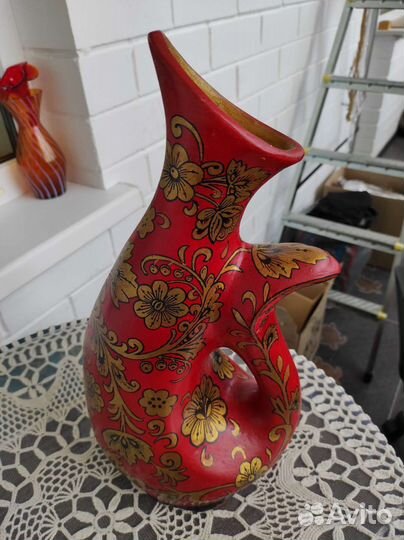 Ваза, кувшин под хохлому