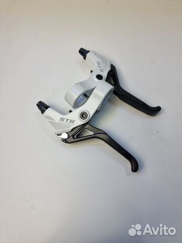 Ручки тормозные STG VL320D прав/лев, алюм, белые