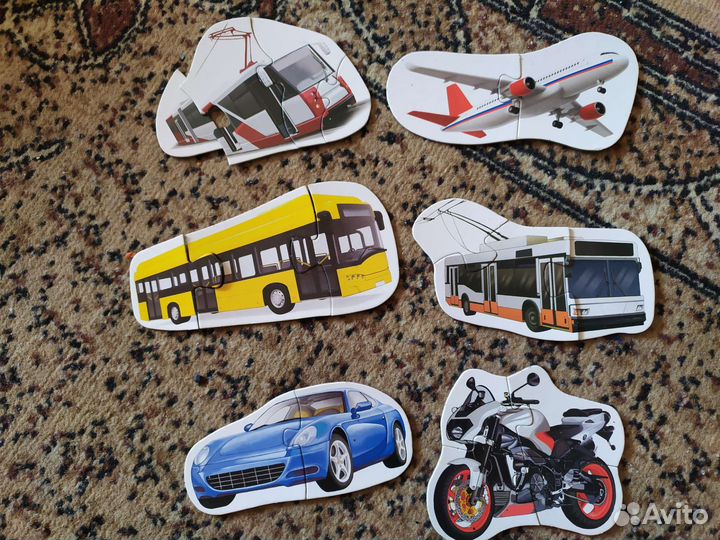 Пазлы машинки