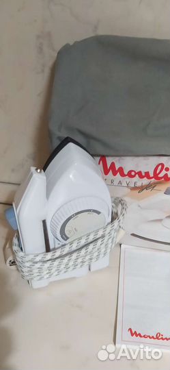 Утюг новый moulinex. дорожный
