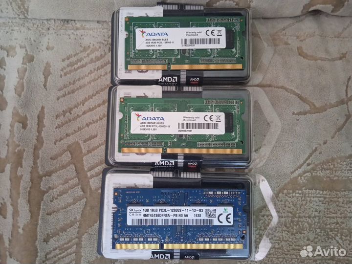 DDR3 4gb для ноутбука sodimm