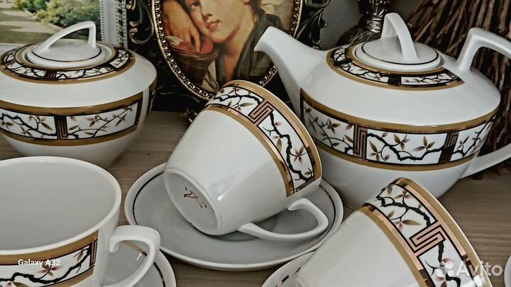 Сервиз чайный. Винтаж. Чайка