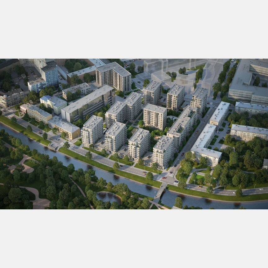 1-к. квартира, 60,2 м², 9/9 эт.