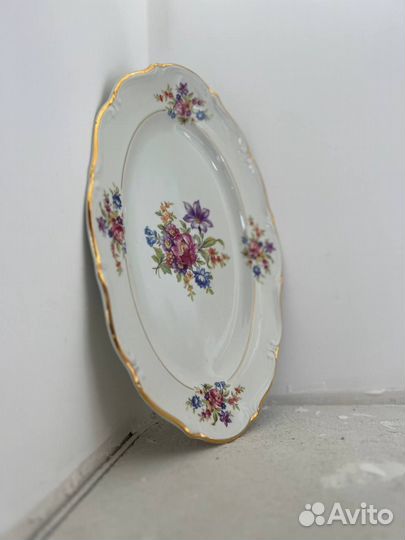 Блюдо винтажное фарфор Карл Тильш