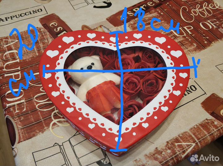 Мыльные розочки в подарочной упаковке