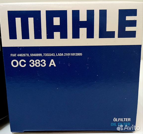 Масляный фильтр газ, ваз, УАЗ mahle OC 383 а