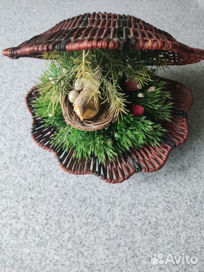 Композиция в виде ракушке