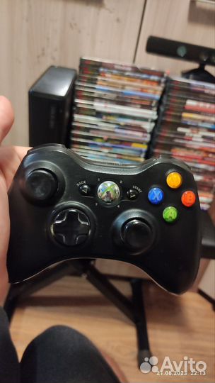 Xbox 360 LT-3.0 + kinect + более 60 дисков