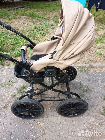 Коляска 2 в 1 эко кожа