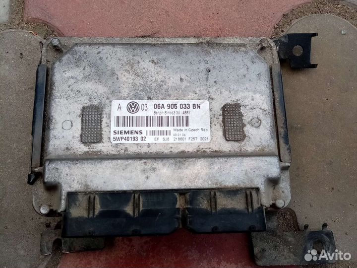 Блок управления двигателем volkswagen golf 4, bora