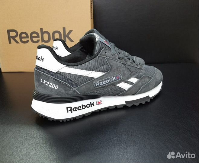 Кроссовки Reebok серые 40-46 артикул 3180 лето